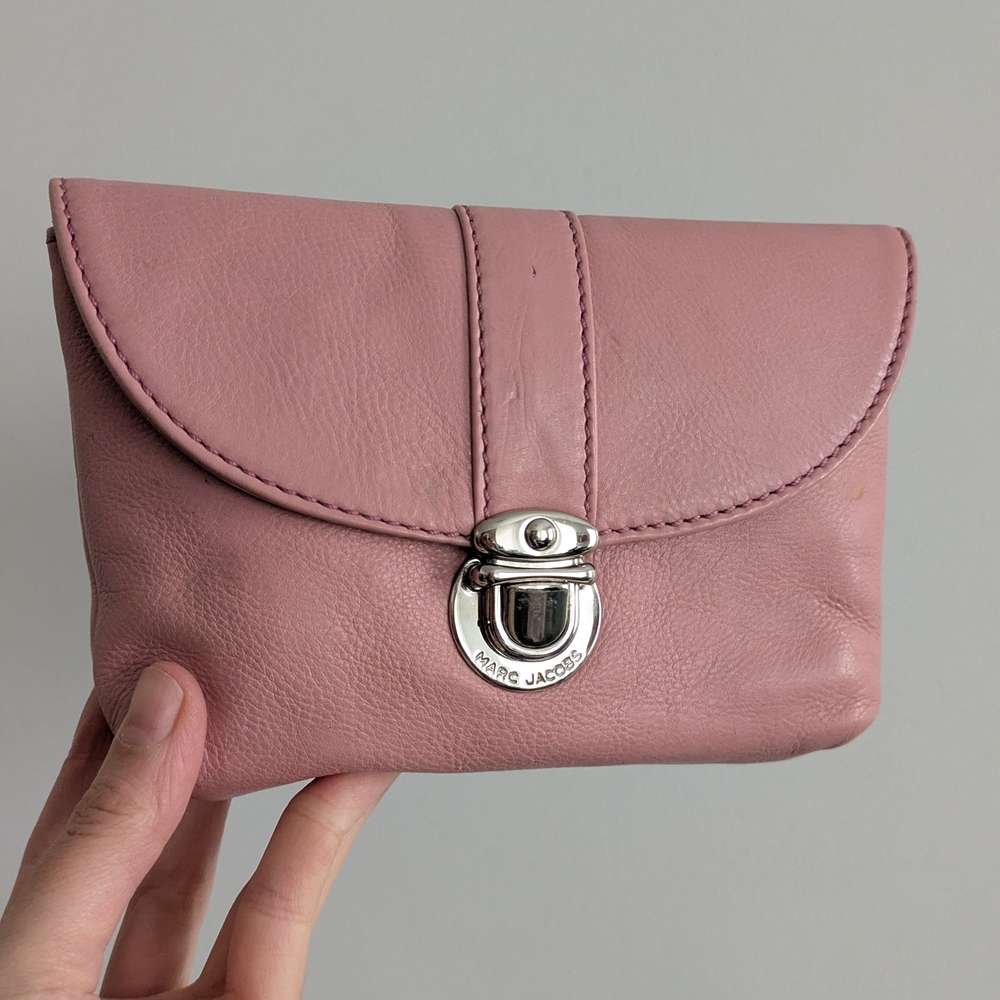Marc Jacobs Pink Leather Clutch Y2K